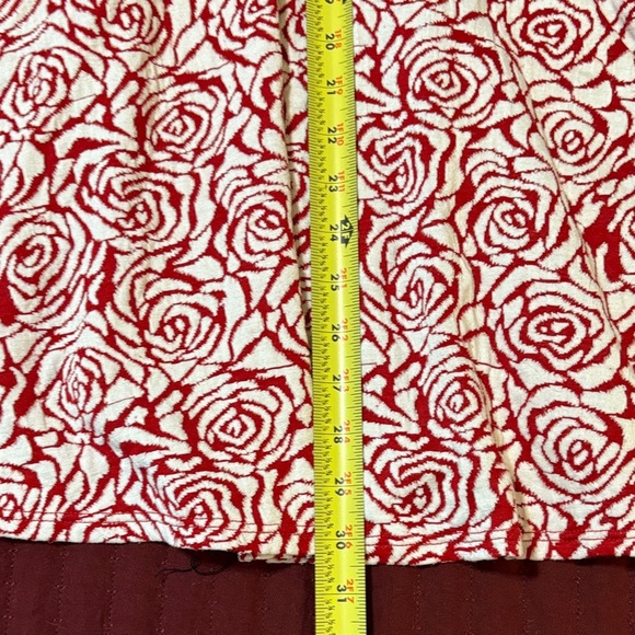 Five Loaves Two Fish Girls Red and White Floral Dress with Pockets Size 14 - Picture 8 of 10